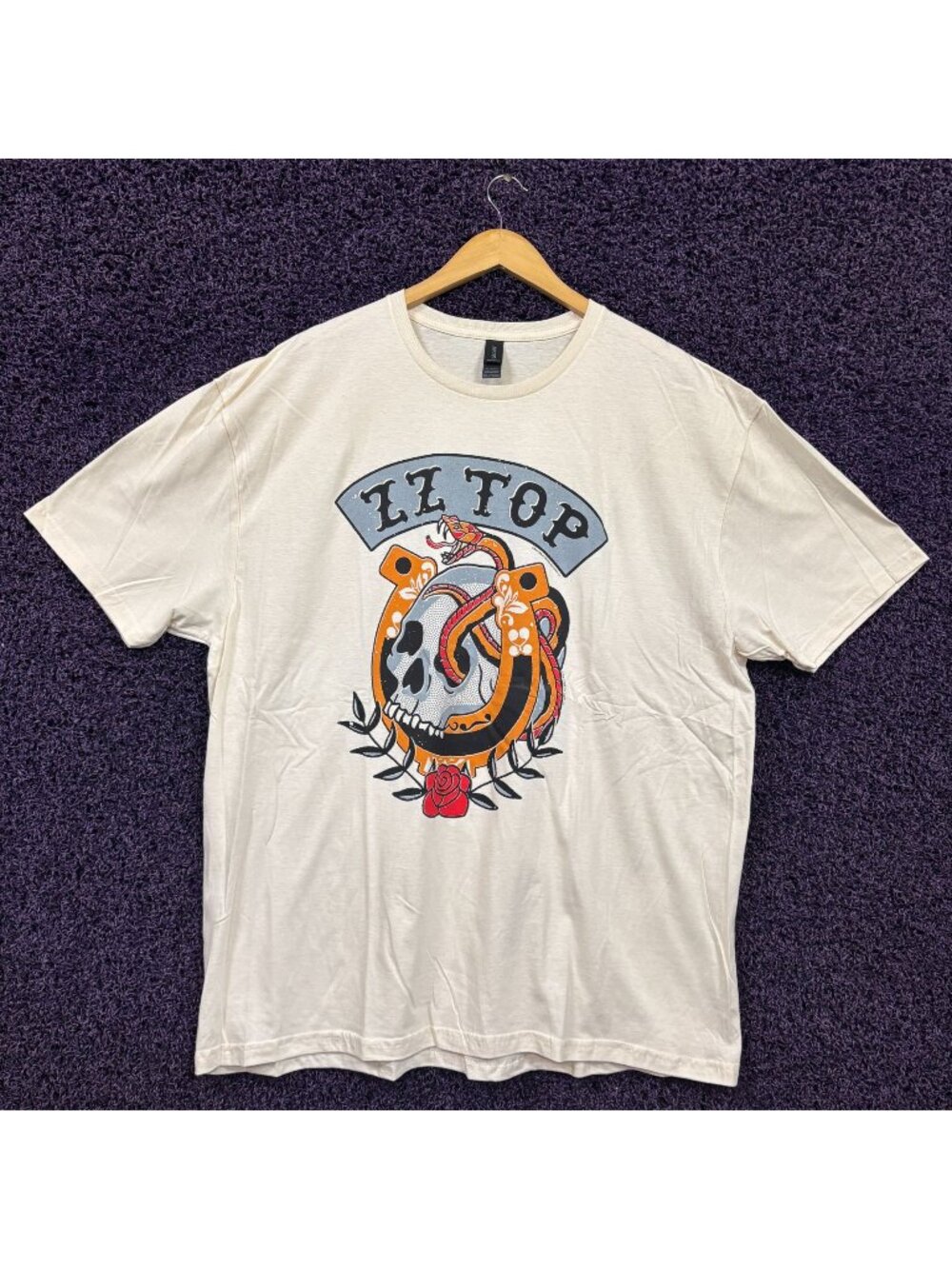 ZZ Top The Big One Tour 2026 Americana Tattoo T-Shirt 2XL
